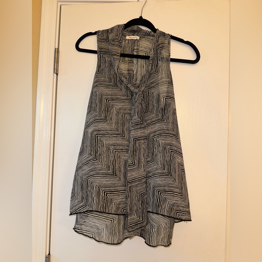 Phanuel design sheer shirt
